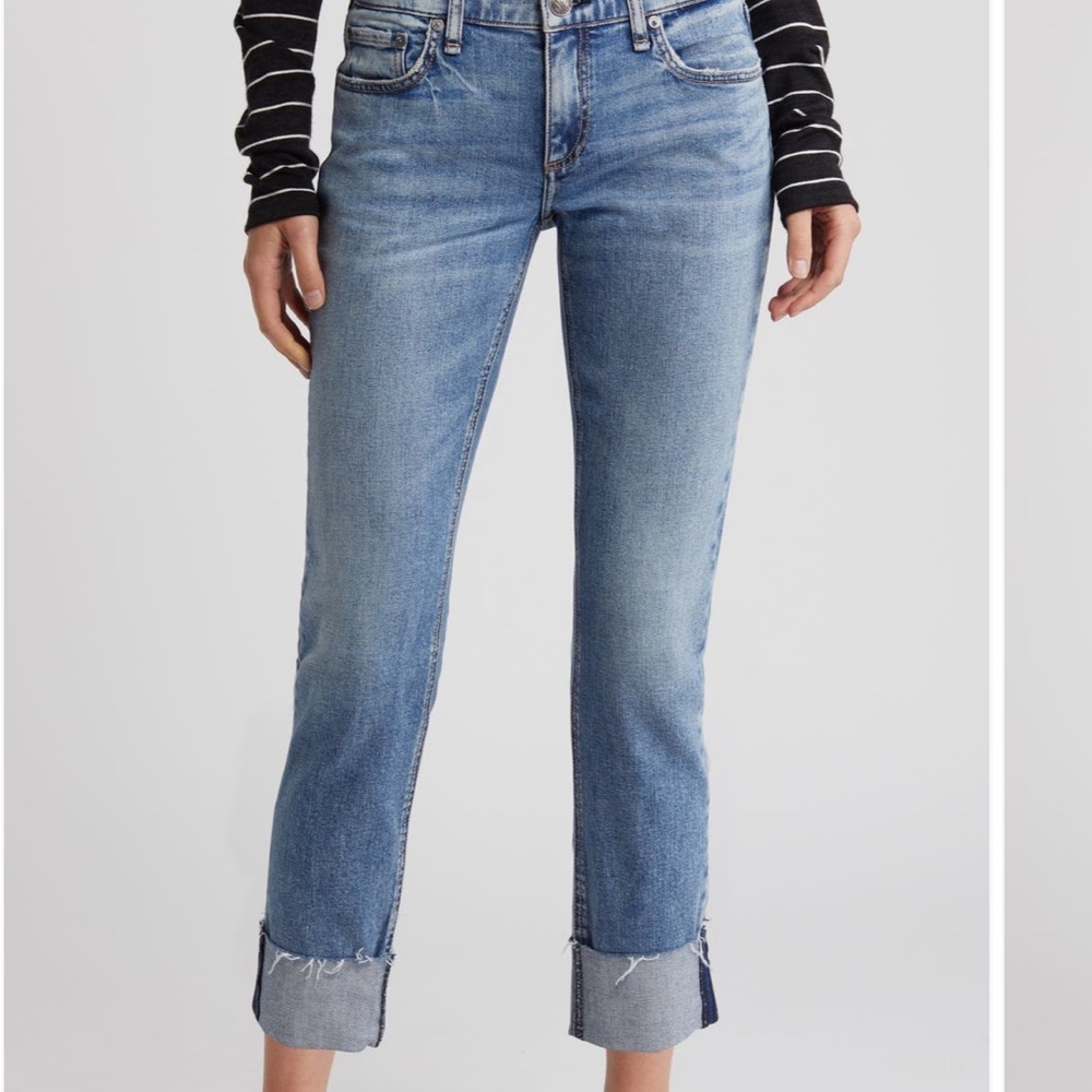 🆕 💚 Rag & Bone | Dre Low Rise Slim Boyfriend Jeans Size 31. NWT.